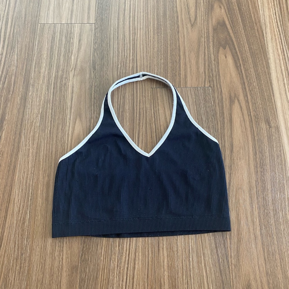 Garage Black Halter Top